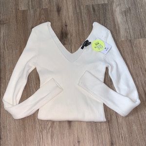 Robbed Sweater Top
